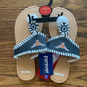 NWT! Texas Longhorn sandals
